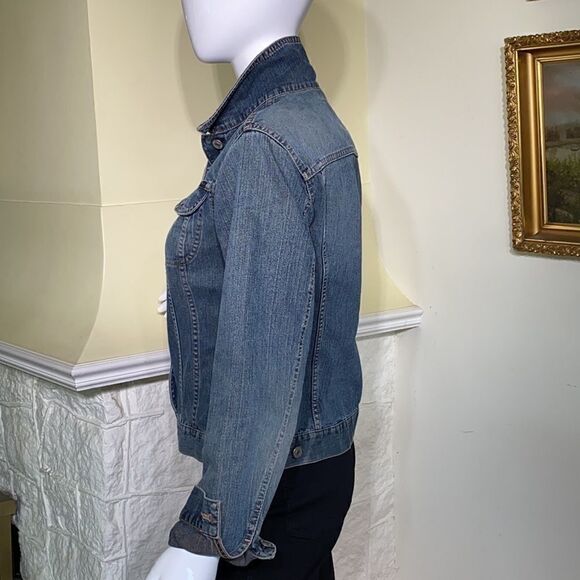 Sisley Vintage Denim Jean Jacket - Picture 4 of 14